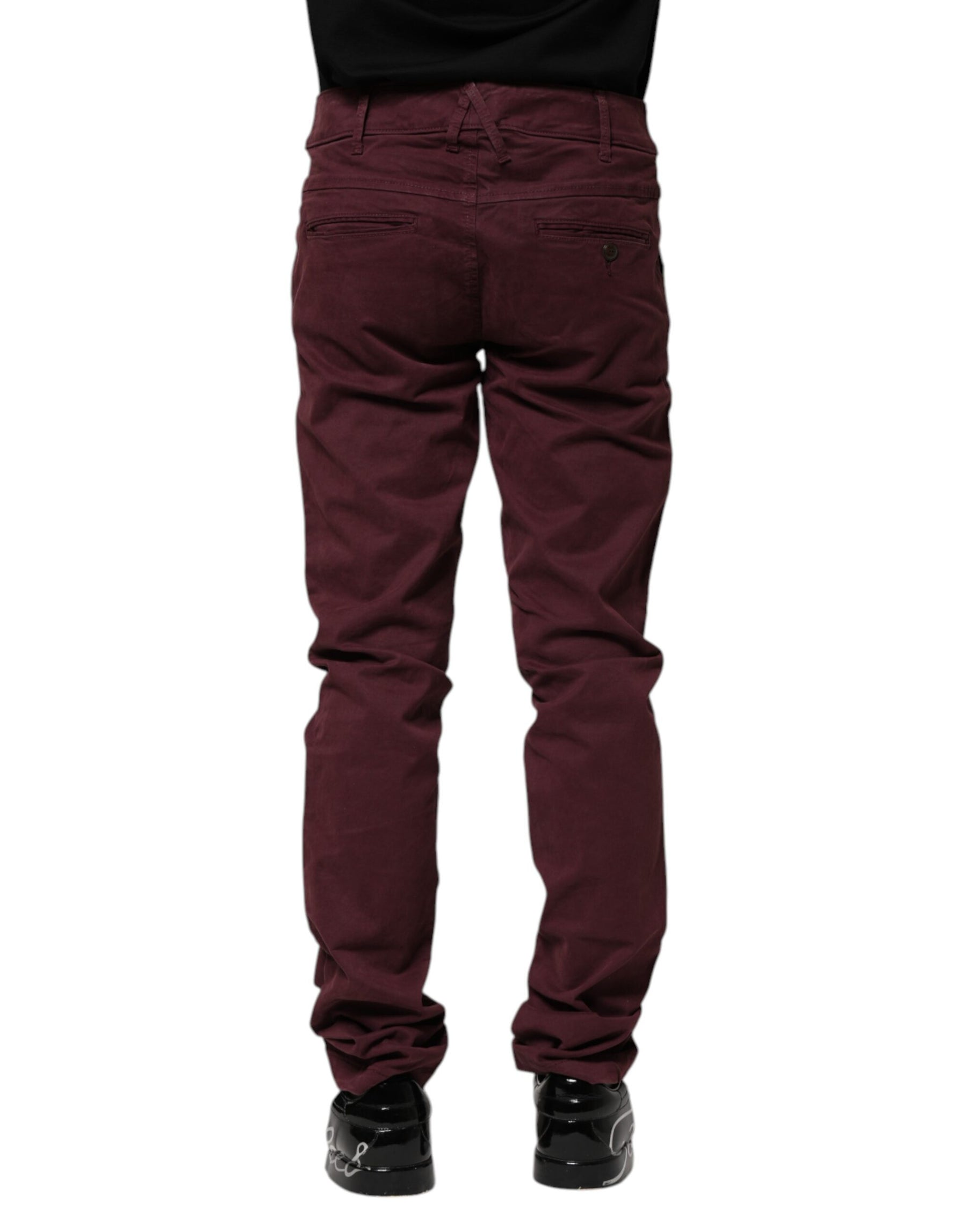 CYCLE Maroon Cotton Stretch Skinny Fit Men Denim Jeans | Regal Royce