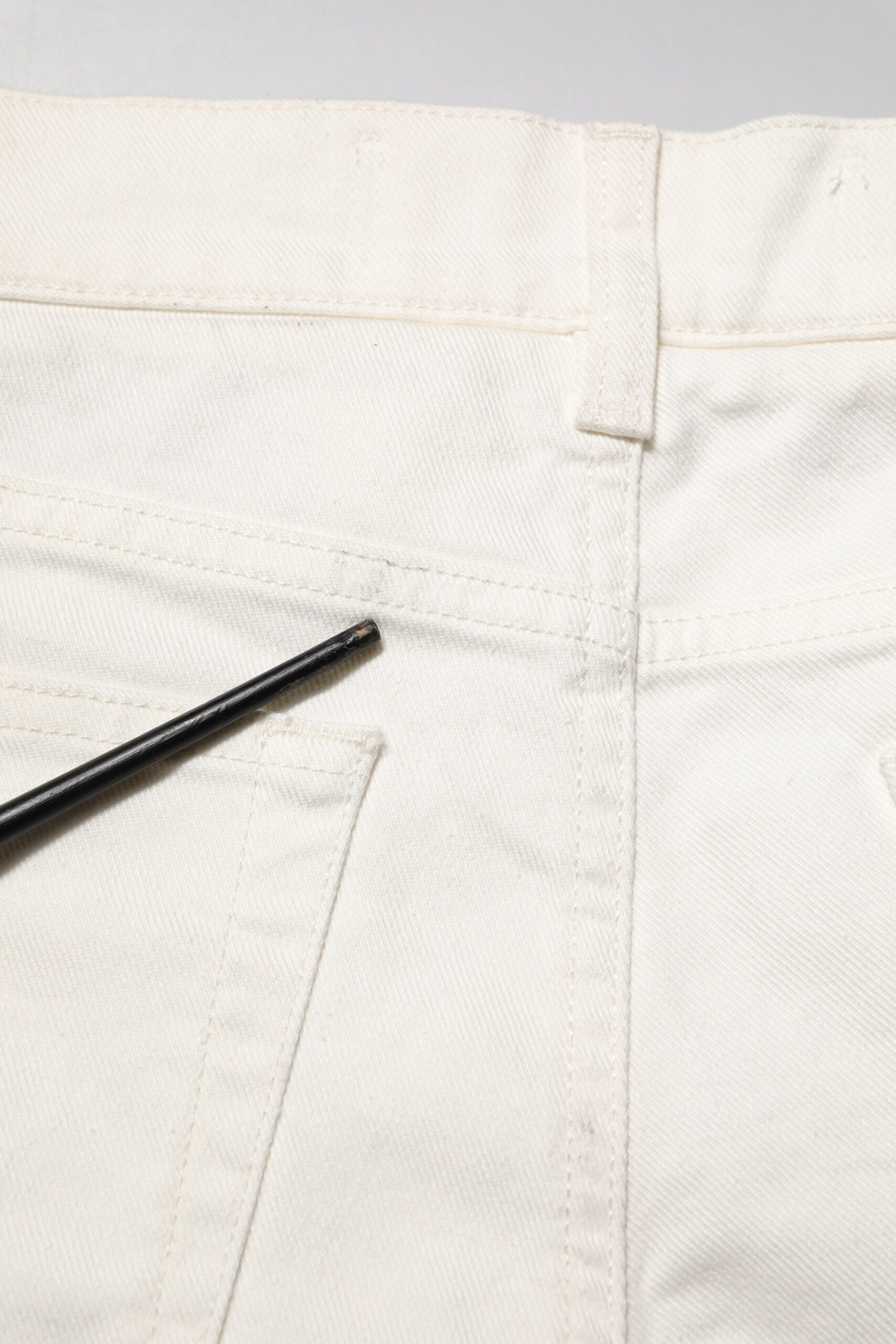 Dolce & Gabbana White Cotton Skinny Men Denim Jeans | Regal Royce