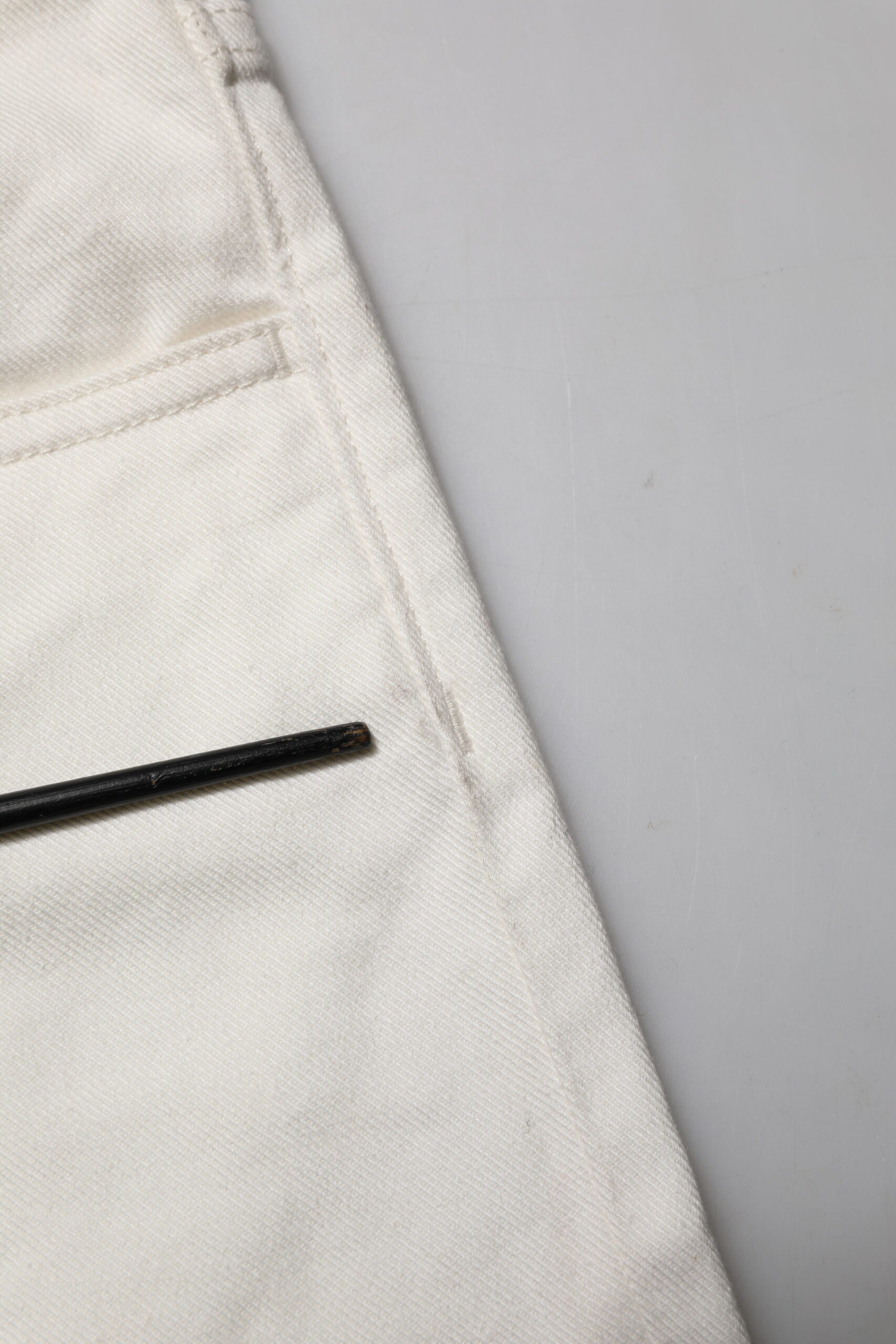 Dolce & Gabbana White Cotton Skinny Men Denim Jeans | Regal Royce