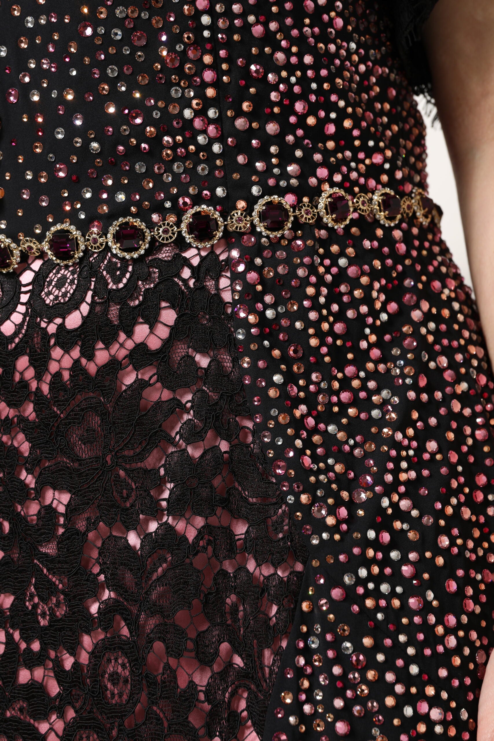 Dolce & Gabbana Multicolor Embellished Mermaid Gown Dress | Regal Royce
