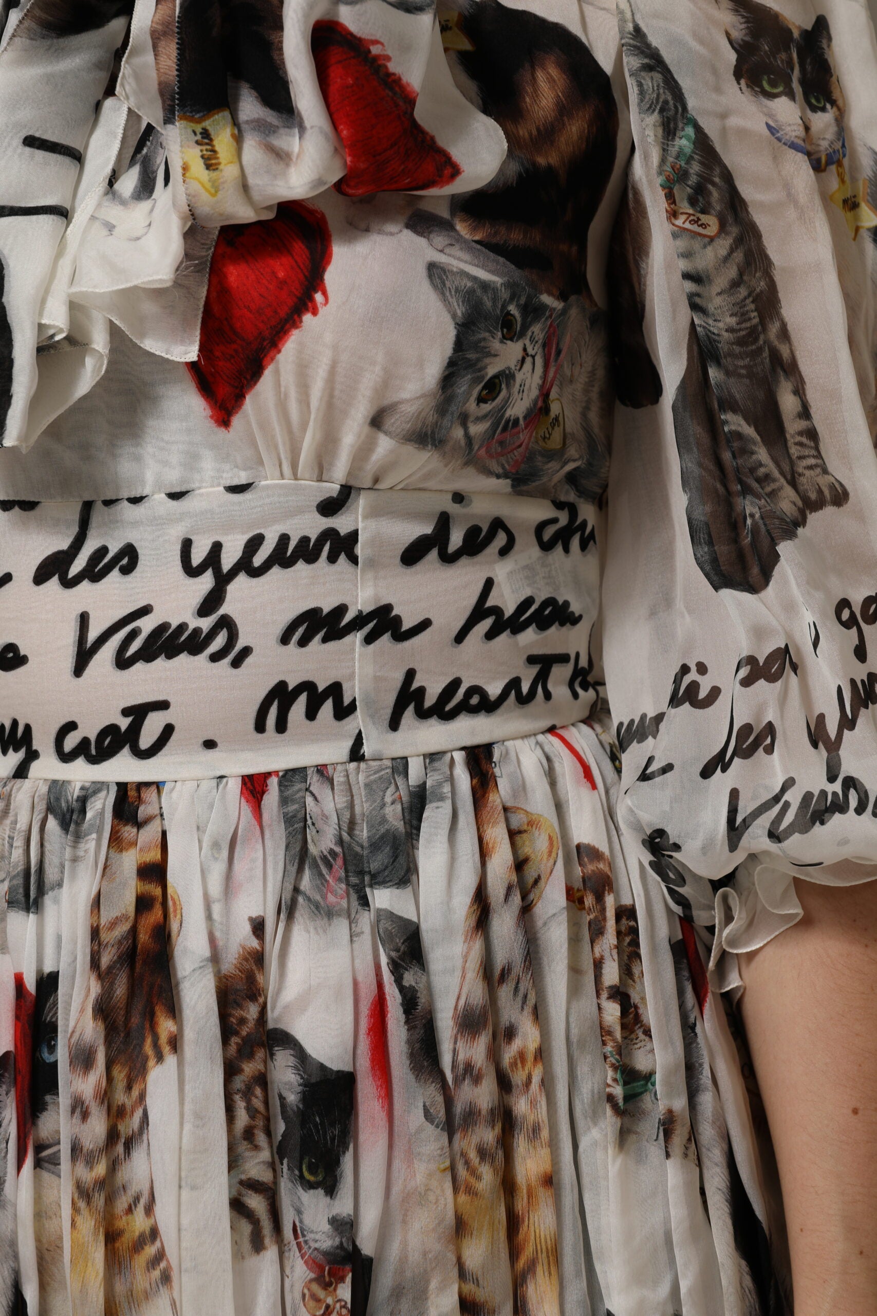 Dolce & Gabbana Multicolor Animal Print Silk Ascot Maxi Dress | Regal Royce