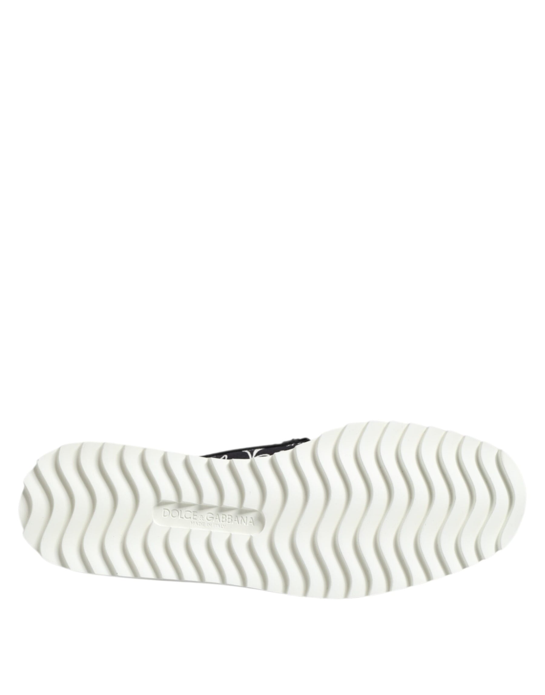 Dolce & Gabbana Black Slip On Printed Men Loafers Shoes | Regal Royce