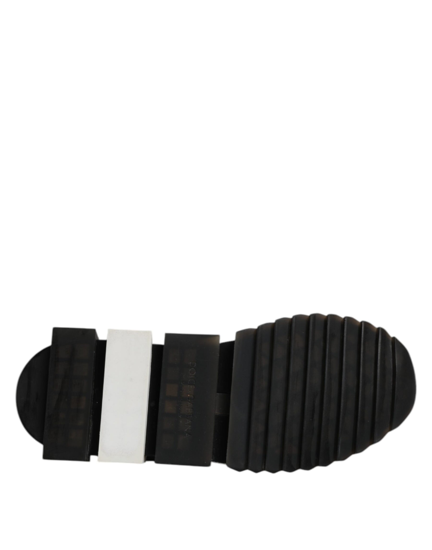 Dolce & Gabbana Black SORRENTO Sport Stretch Sneakers Shoes | Regal Royce