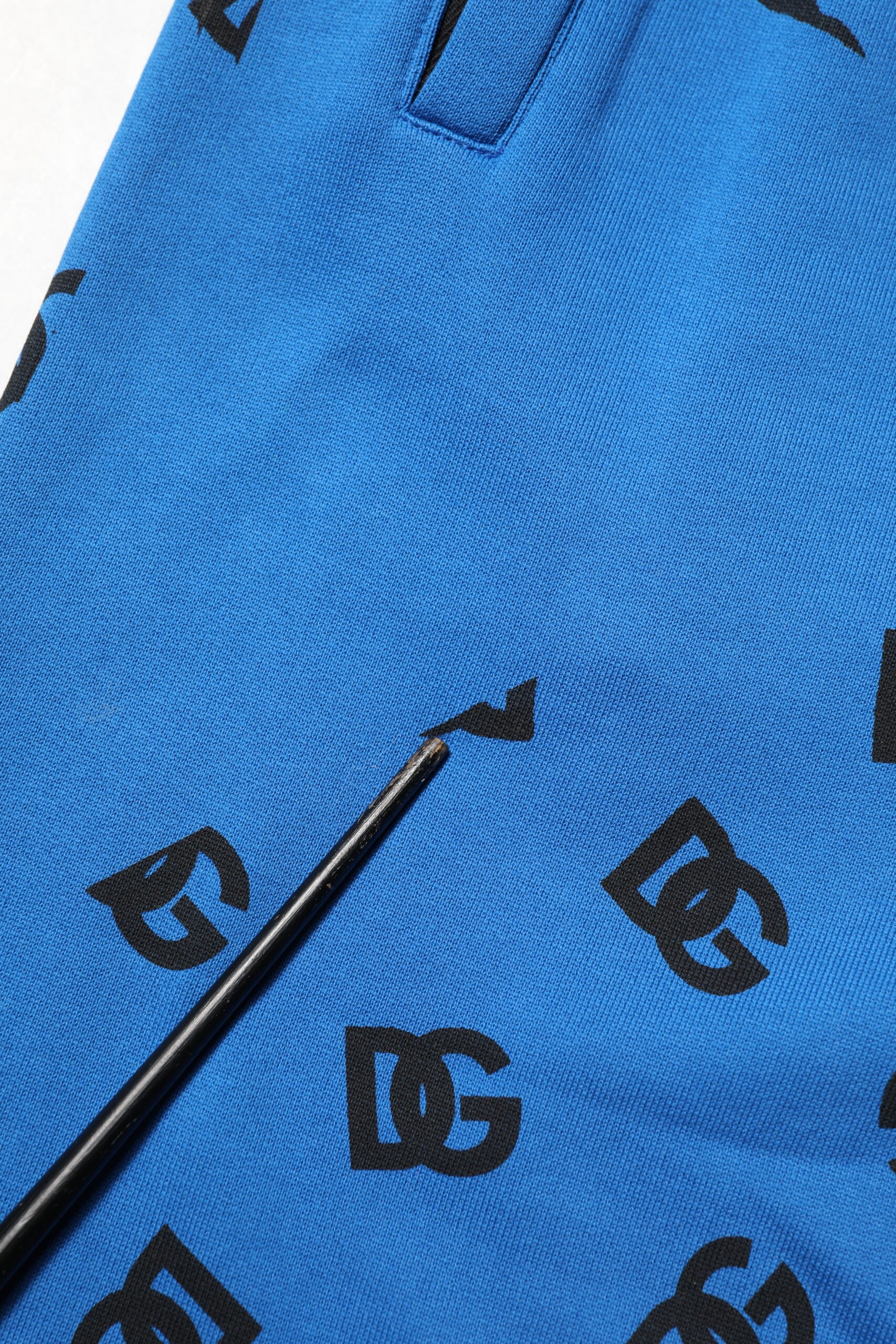 Dolce & Gabbana Blue Logo Print Jogger Men Sweatpants Pants | Regal Royce