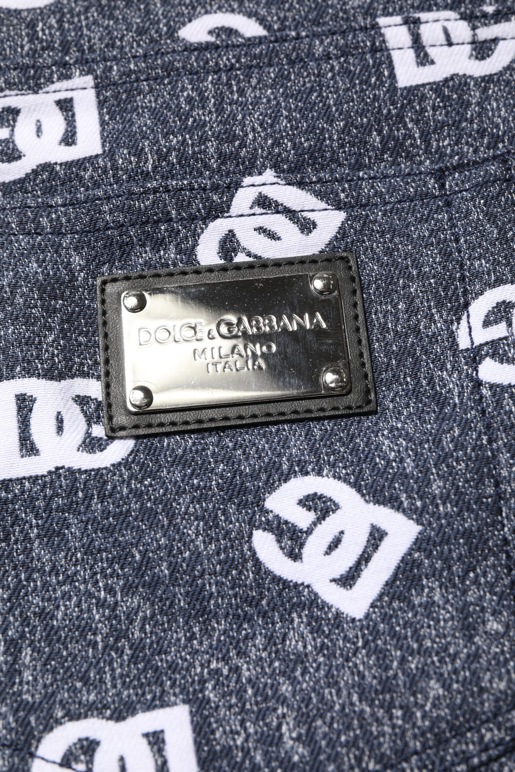 Dolce & Gabbana Dark Gray Logo Cotton Skinny Slim Denim Jeans | Regal Royce