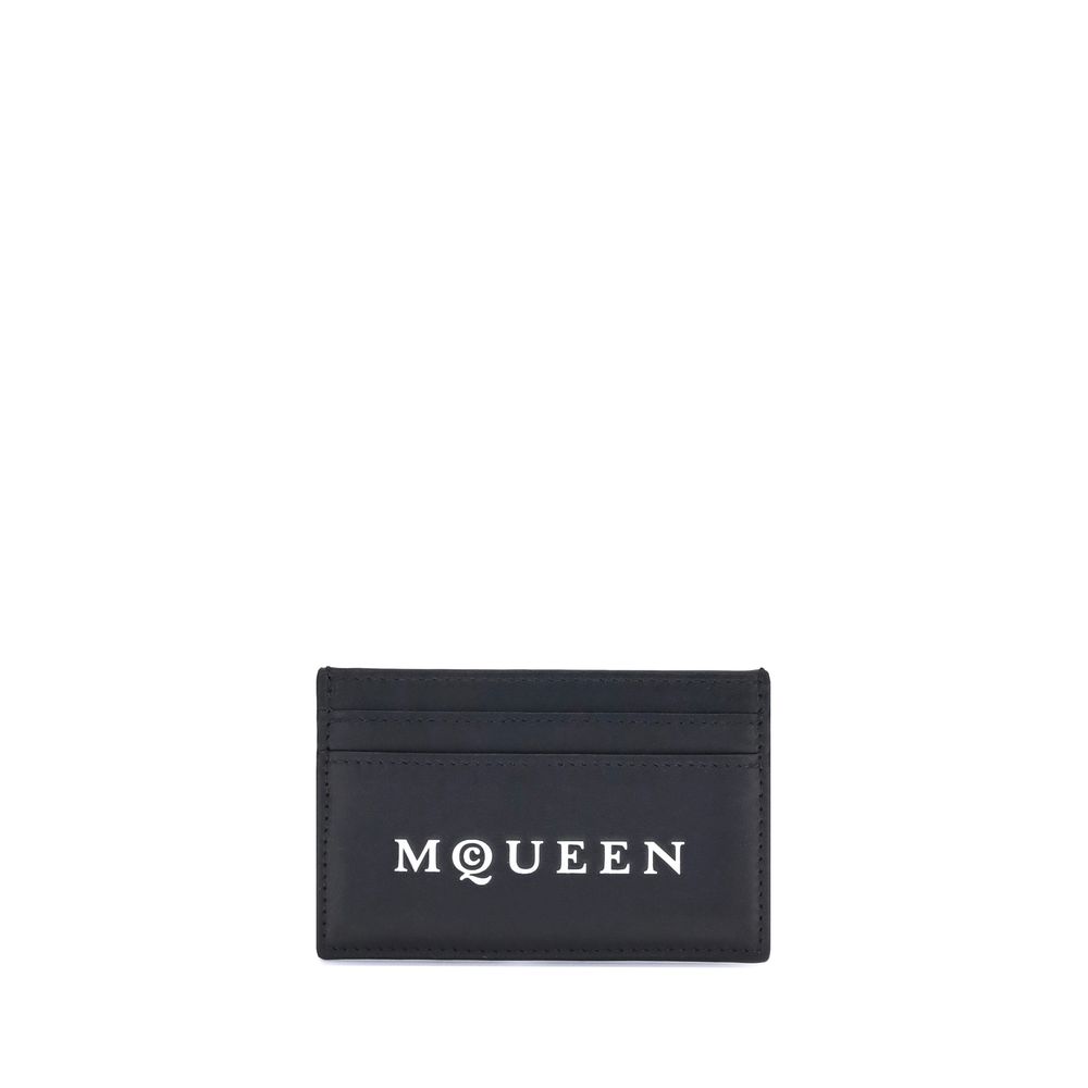 Alexander McQueen Black Calf Leather Bos Taurus Wallet | Regal Royce