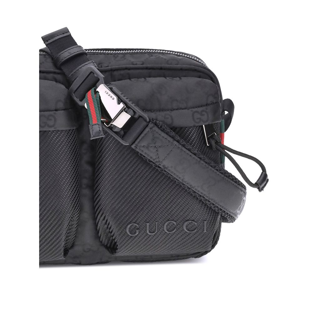 Gucci Black Polyester Shoulder Bag | Regal Royce