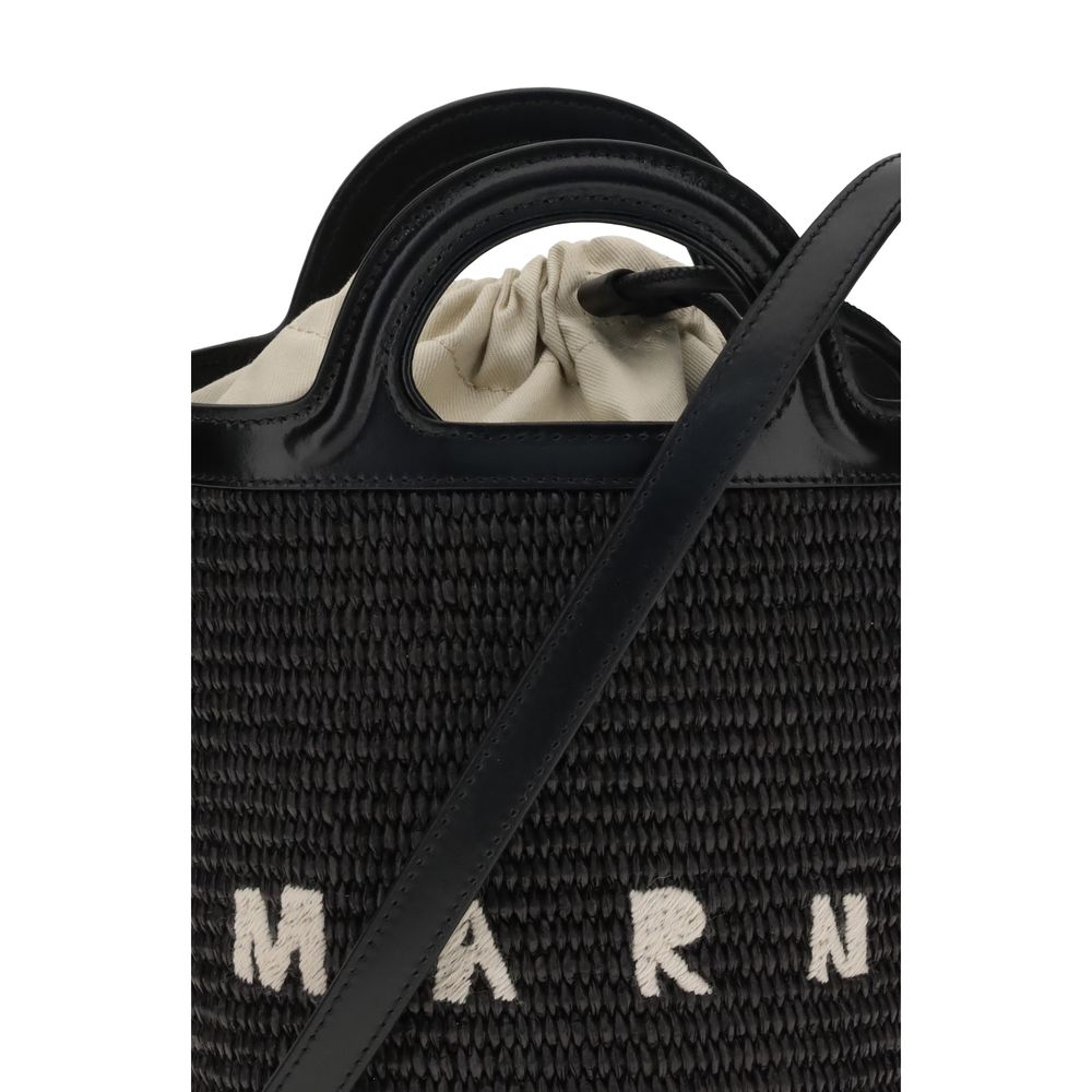 Marni Black Cotton Backet Bag | Regal Royce