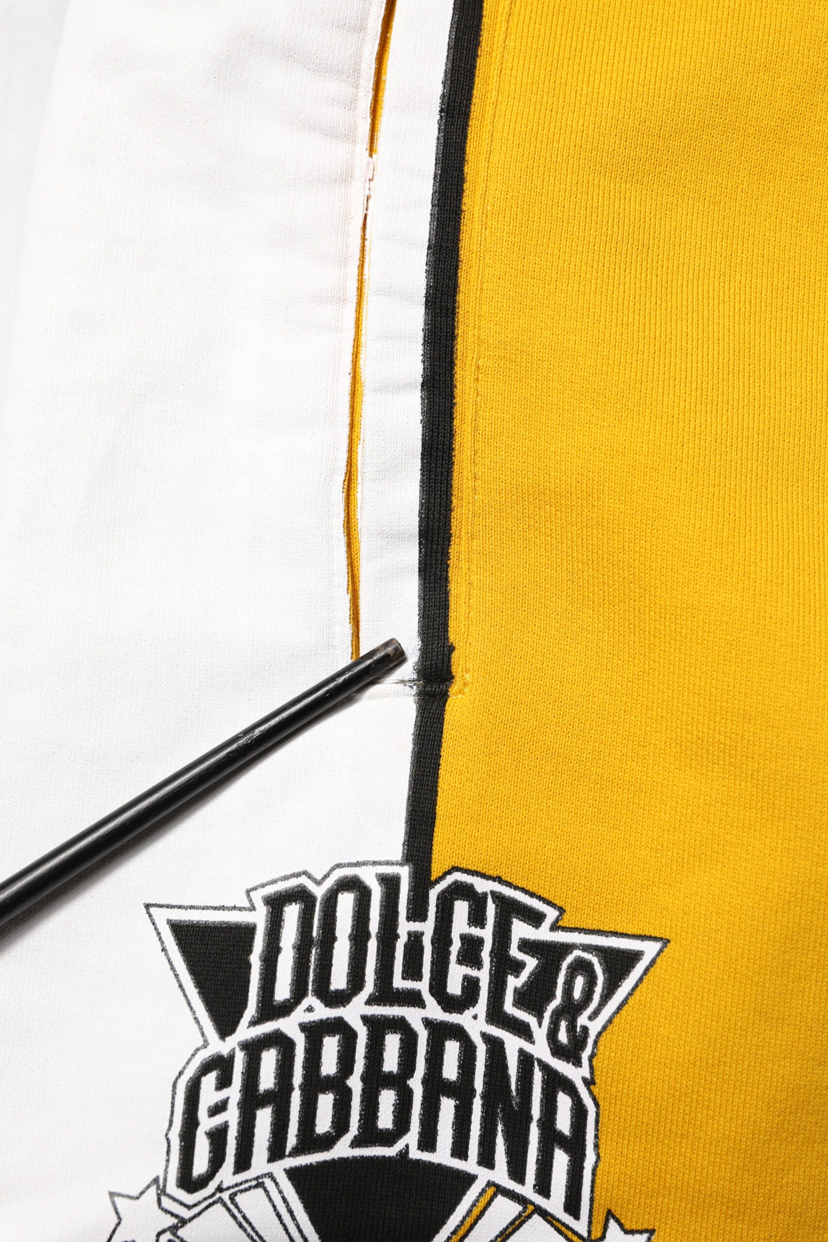 Dolce & Gabbana Yellow Cotton Logo Drawstring Jogger Sweatpants Pants | Regal Royce