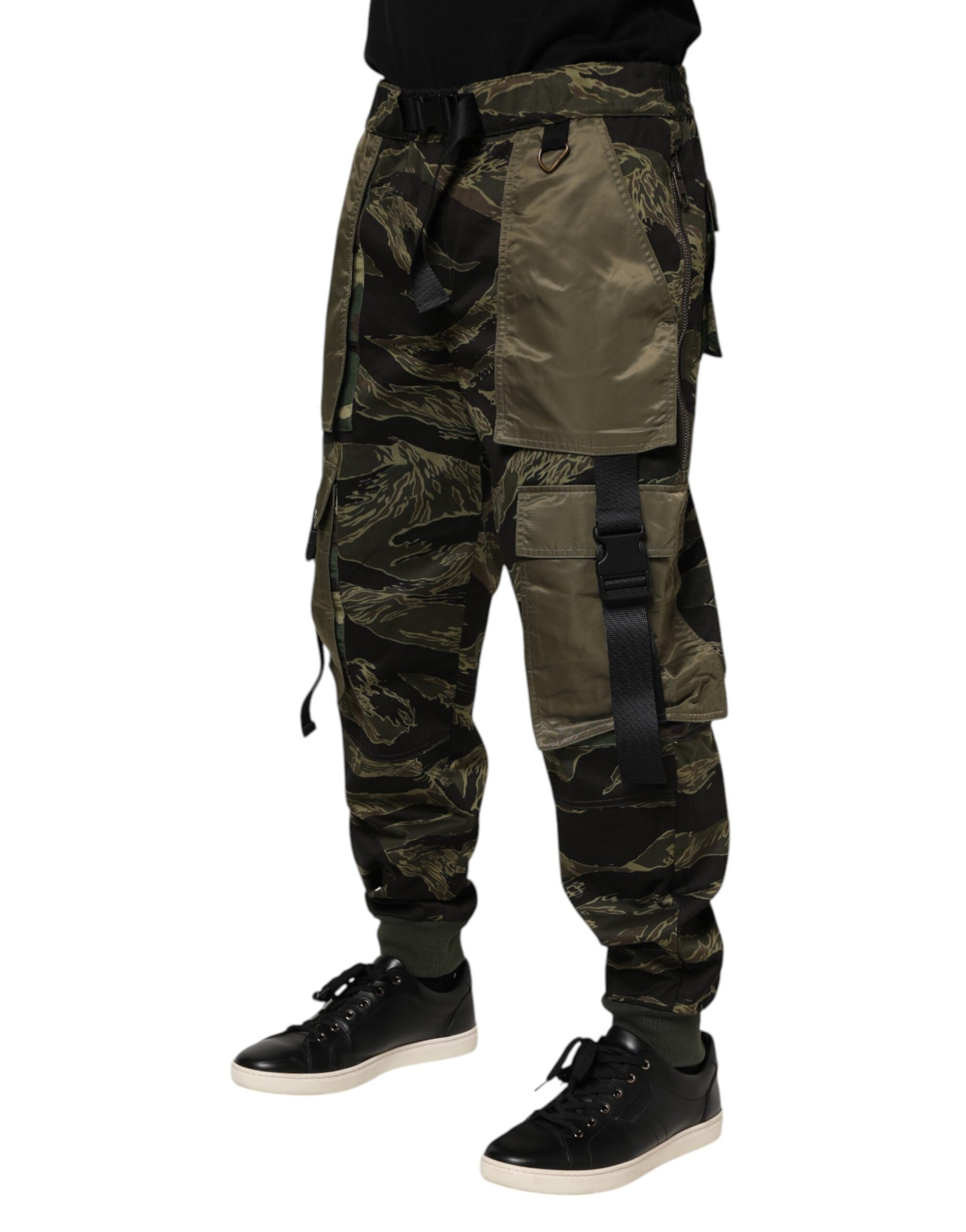 Dolce & Gabbana Multicolor Cargo Camouflage Pants | Regal Royce
