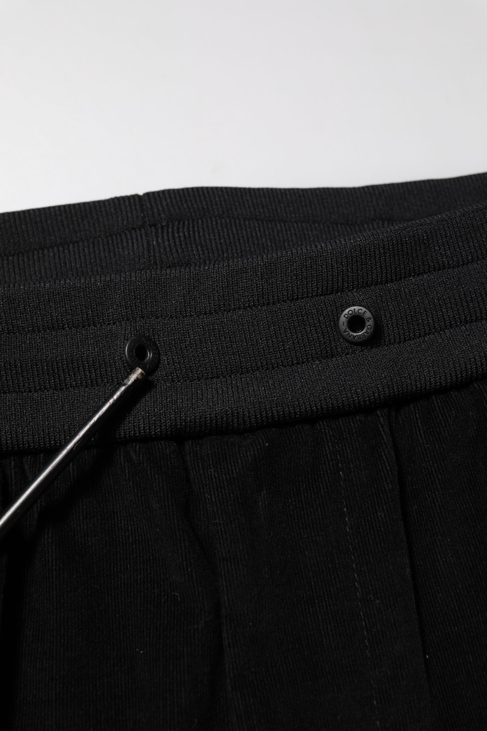 Dolce & Gabbana Black Cotton Cargo Men Jogger Pants | Regal Royce
