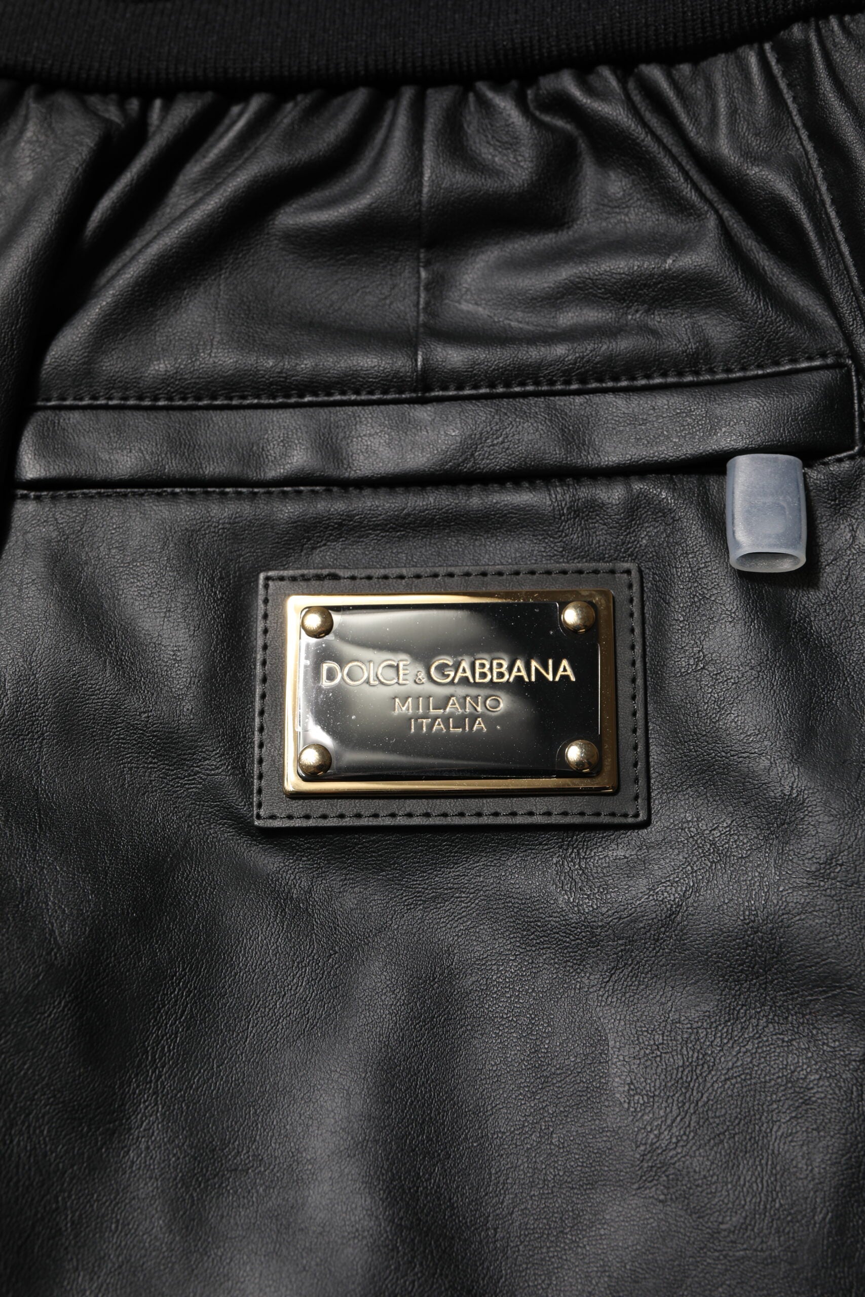 Dolce & Gabbana Black Cotton Cargo Men Jogger Pants