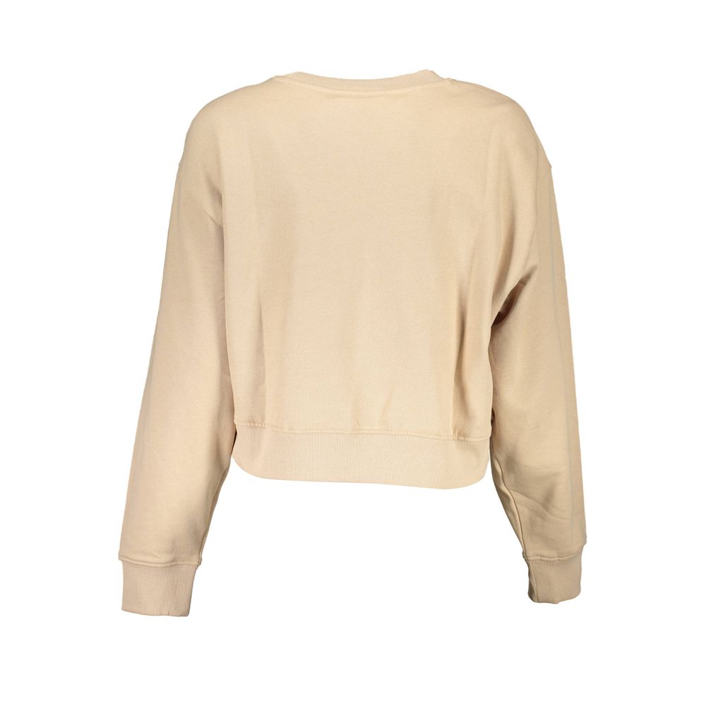 Guess Jeans Beige Cotton Women Sweater | Regal Royce