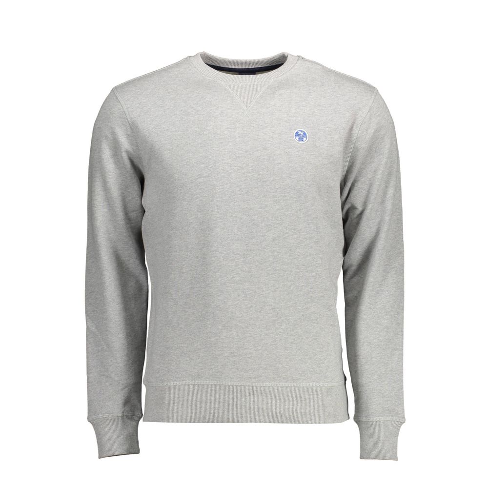 North Sails Gray Cotton Sweatshirt