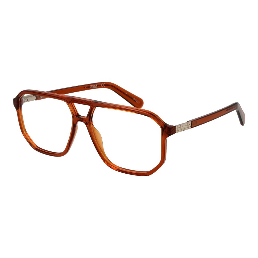 Guess Brown Plastic & Metal Glasses (Frames) | Regal Royce
