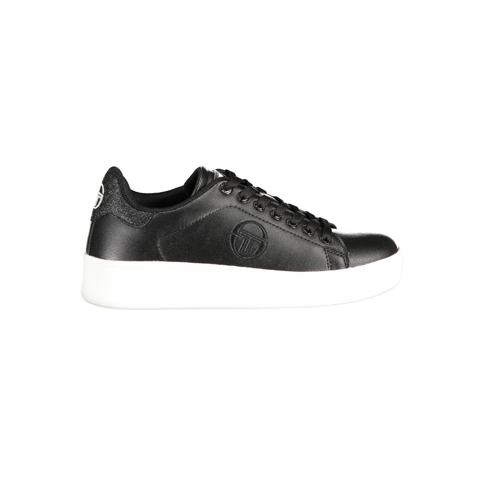 Sergio Tacchini Black Polyurethane Women Sneaker | Regal Royce