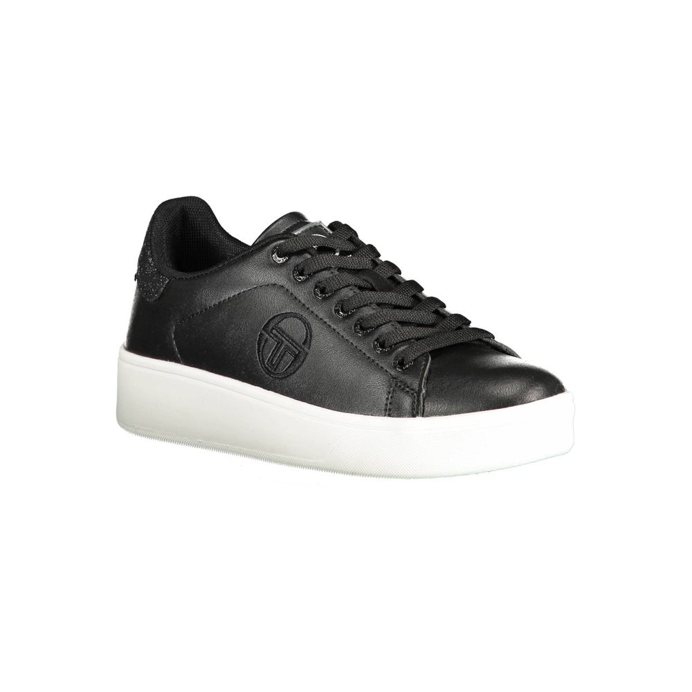 Sergio Tacchini Black Polyurethane Women Sneaker | Regal Royce