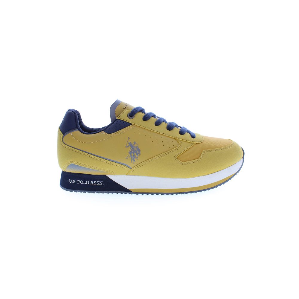 U.S. POLO ASSN. Yellow Polyester Men Sneaker | Regal Royce