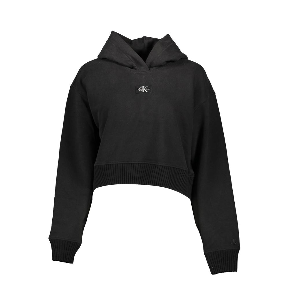 Calvin Klein Black Cotton Women's Sweatshirt | Regal Royce
