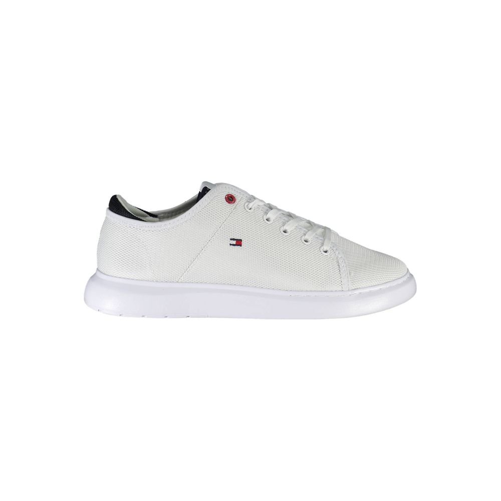 Tommy Hilfiger White Polyester Men Sneaker | Regal Royce