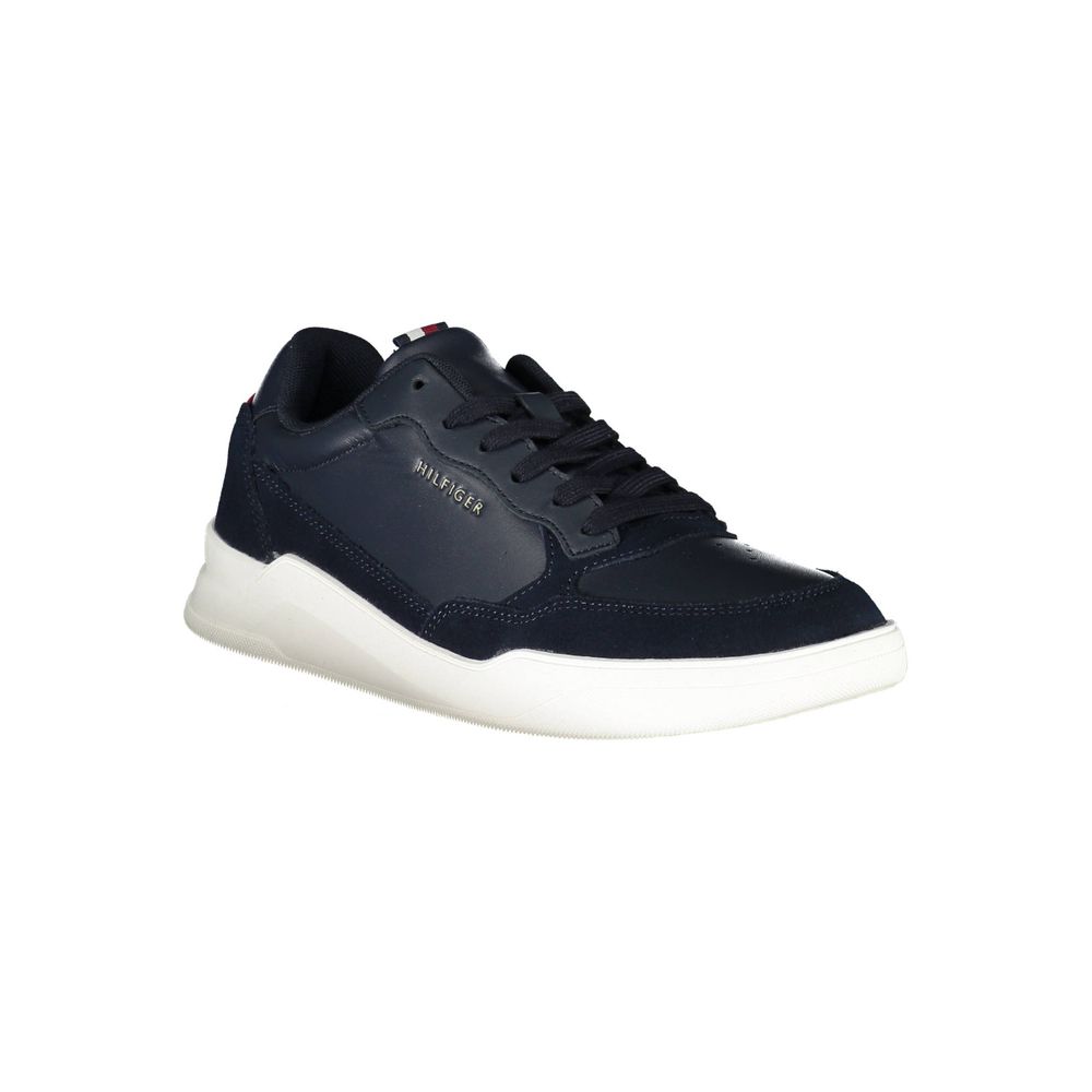 Tommy Hilfiger Blue Leather Men's Sneaker | Regal Royce