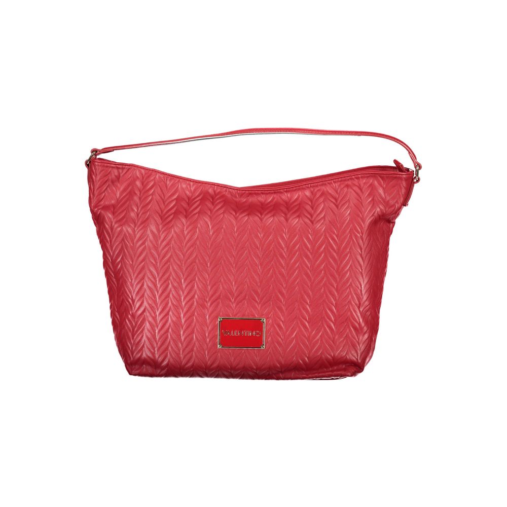 Mario Valentino Rosso Polyurethane Women Handbag | Regal Royce
