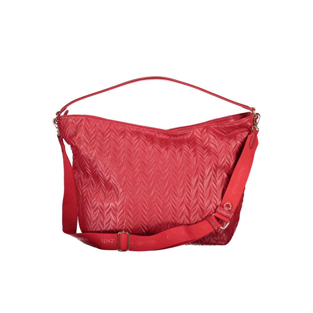 Mario Valentino Rosso Polyurethane Women Handbag | Regal Royce