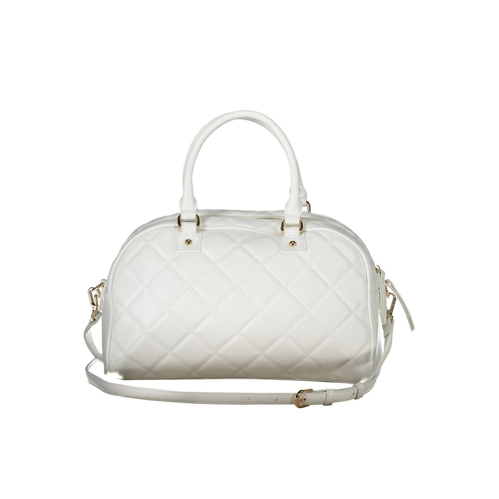 Mario Valentino White Polyethylene Handbag