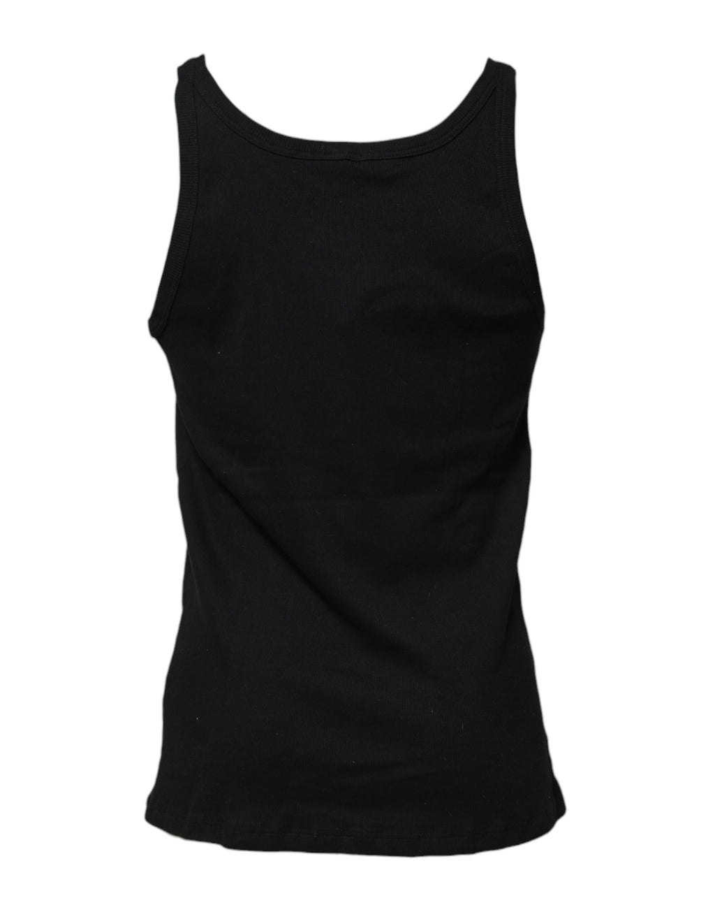 Dolce & Gabbana Black Cotton Sleeveless Underwear Tank T-shirt