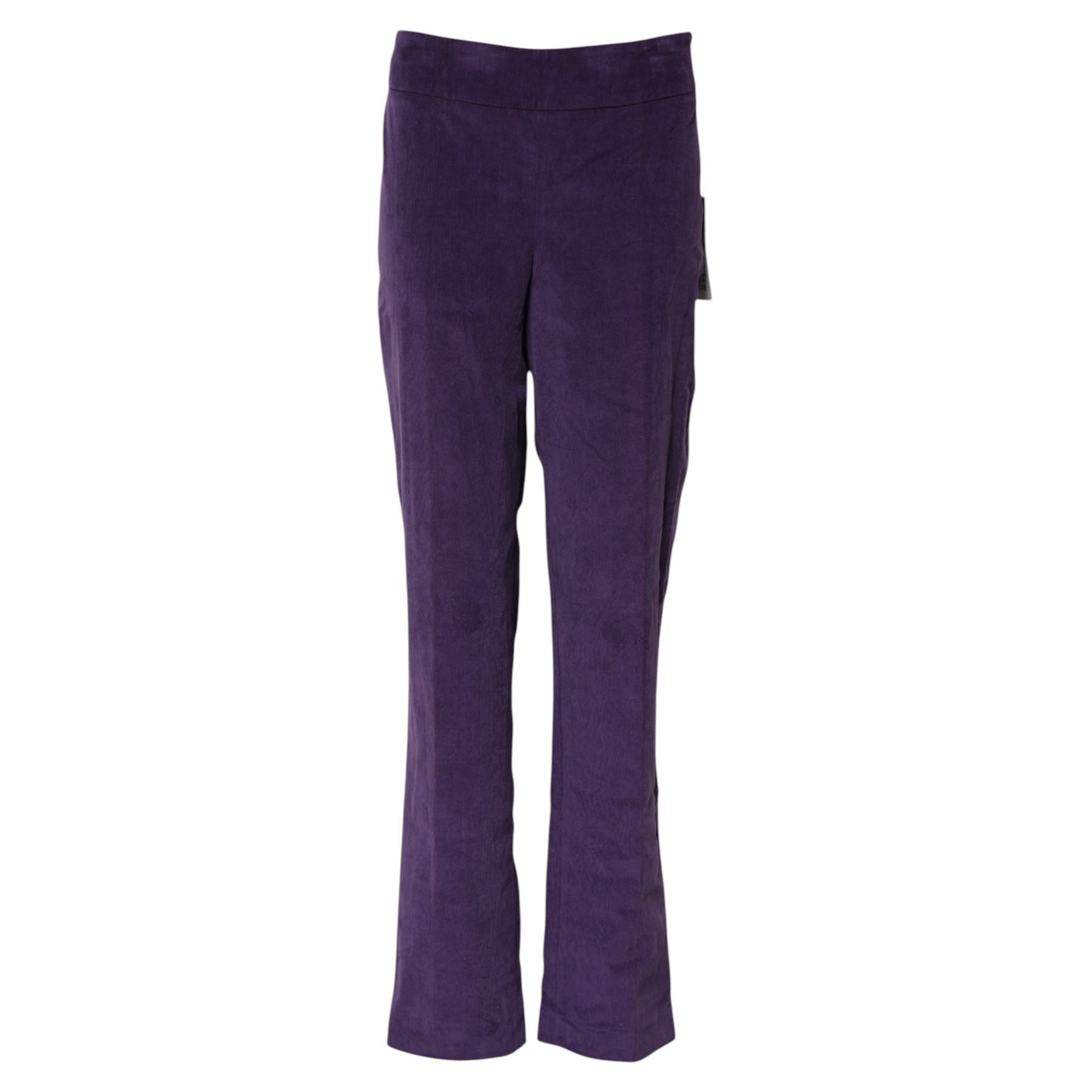 BENCIVENGA Purple High Waisted Flared Pants | Regal Royce
