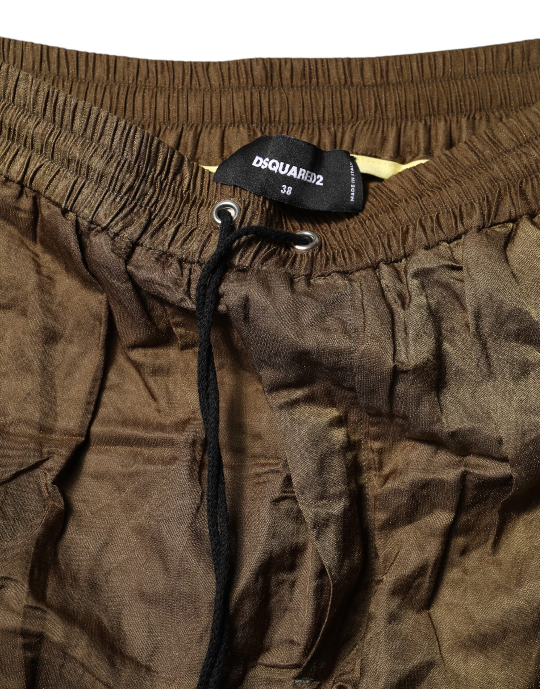 Dsquared² Brown Mid Waisted Women Sweatpants Pants | Regal Royce