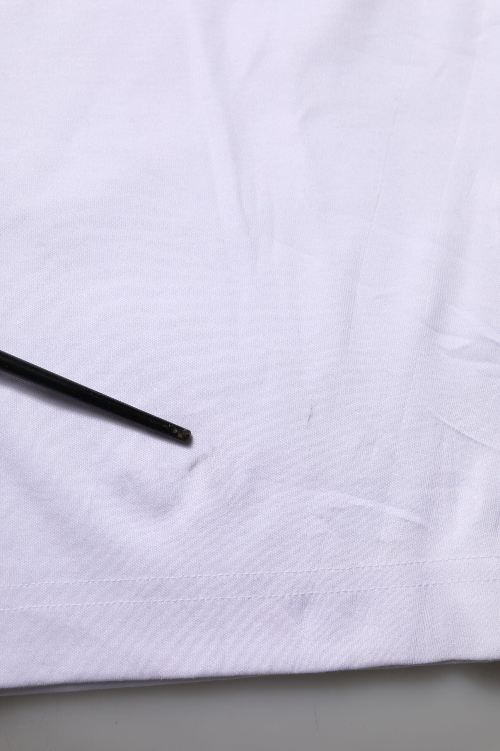 Dolce & Gabbana White Cotton Graphic Print Crew Neck T-shirt | Regal Royce