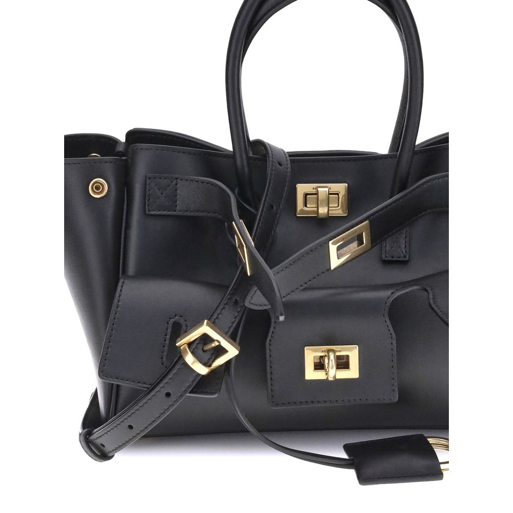 Balenciaga Black Calf Leather Bos Taurus Handbag | Regal Royce