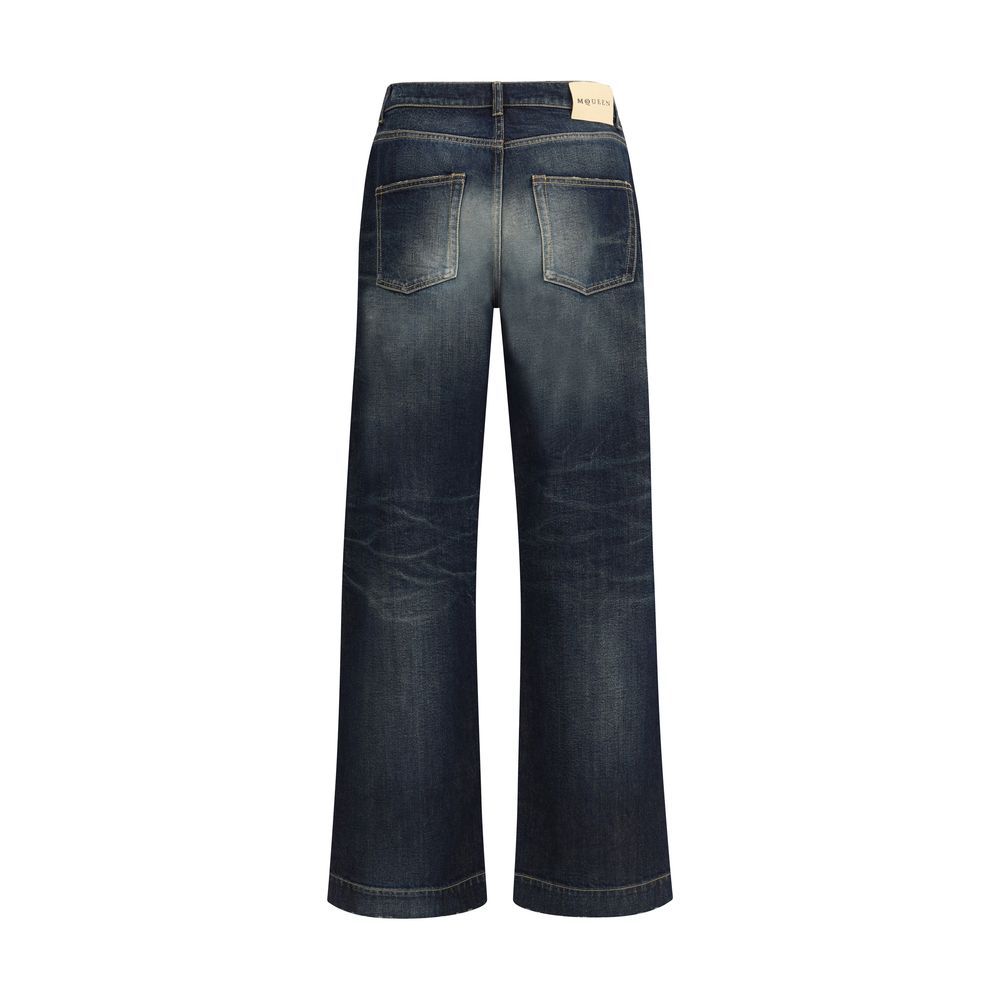 Alexander McQueen Blue Cotton Jeans Denim | Regal Royce