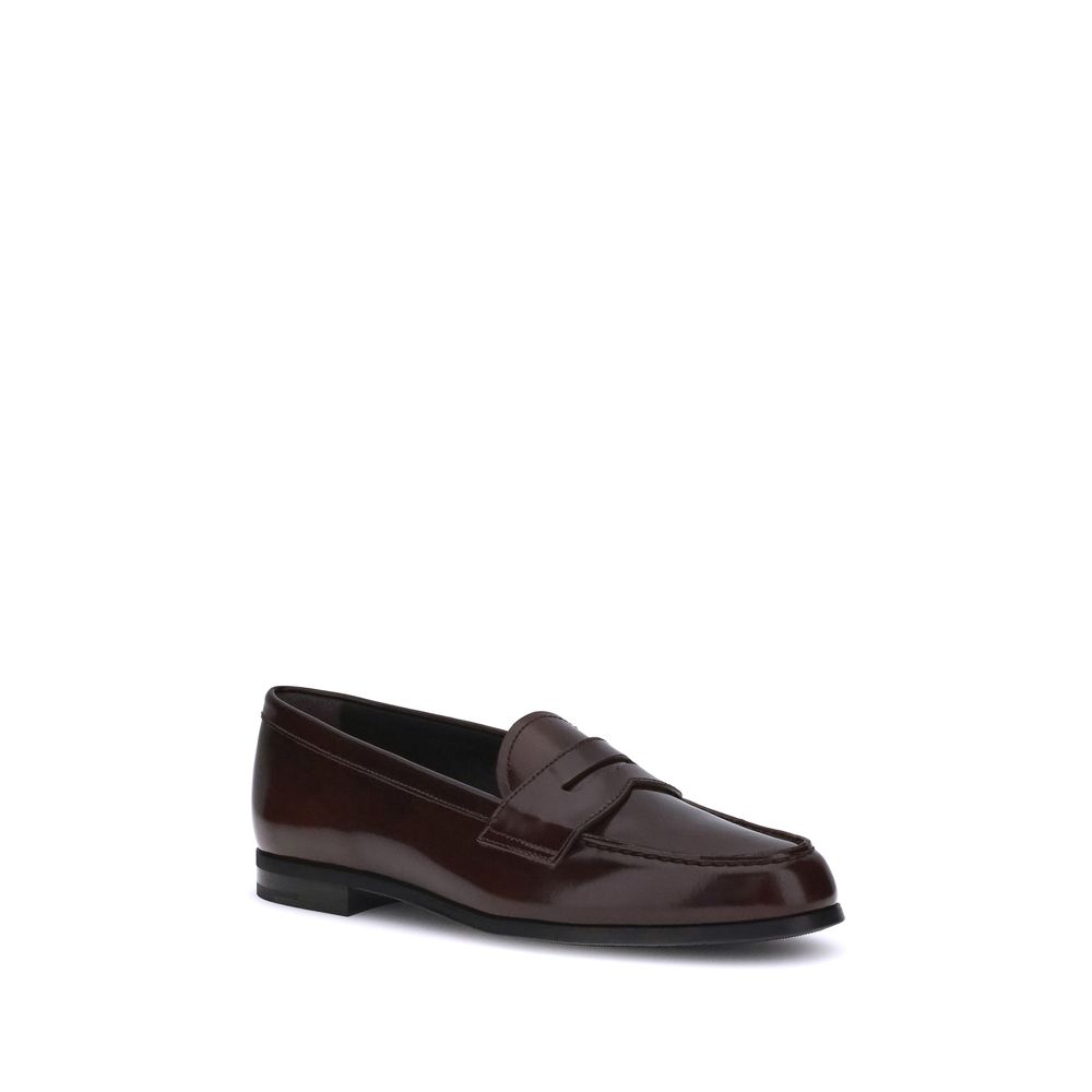 Church's Brown Calf Leather Bos Taurus Slip-On Loafers | Regal Royce