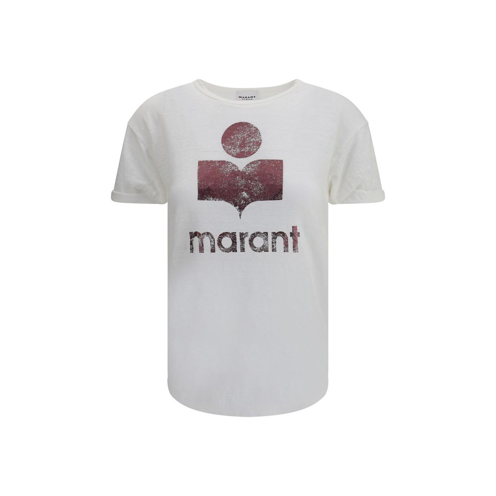 Marant Etoile White Linen T-Shirt | Regal Royce