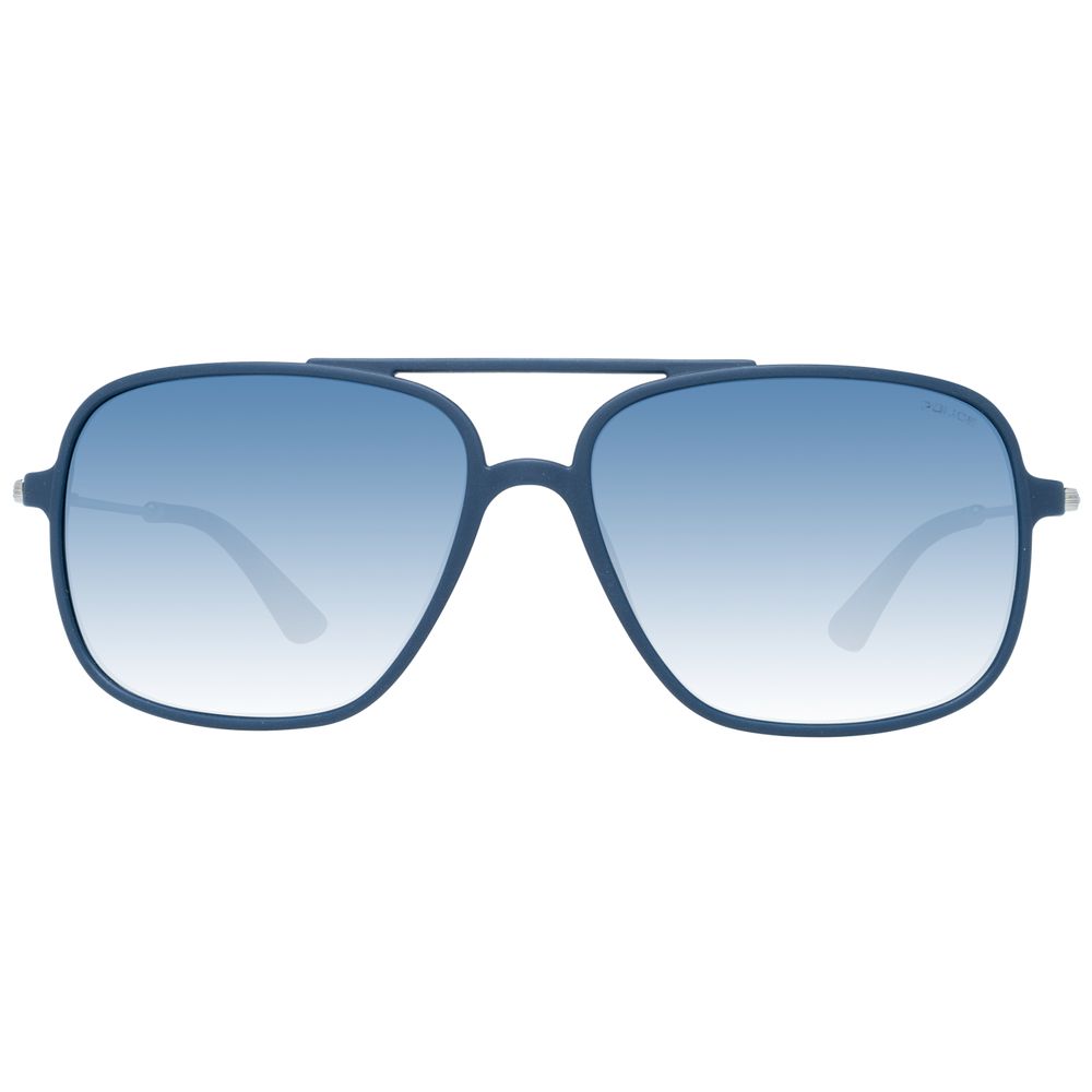 Police Blue Plastic Sunglasses | Regal Royce