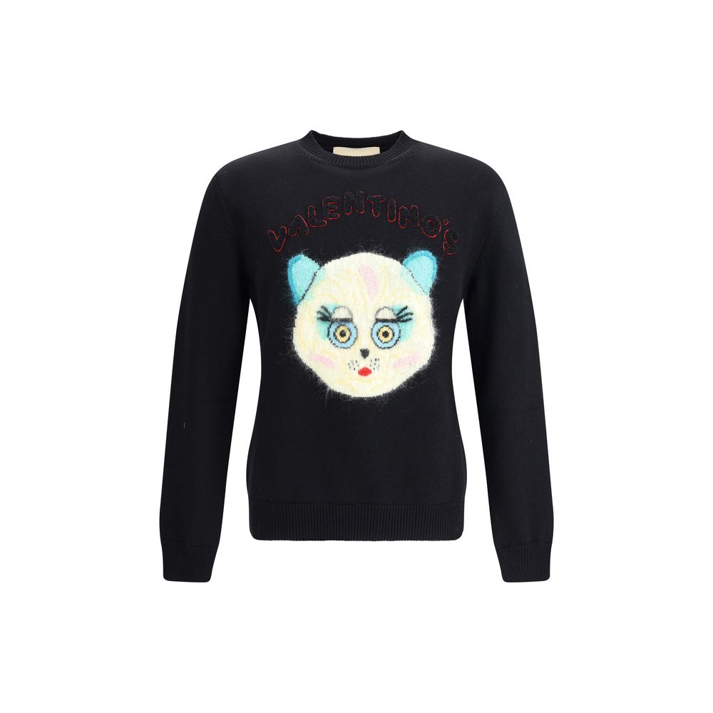 Valentino Black Cotton Sweatshirt | Regal Royce