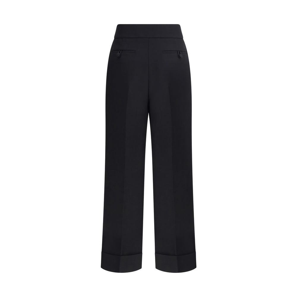 Valentino Black Wool Dress Pants | Regal Royce