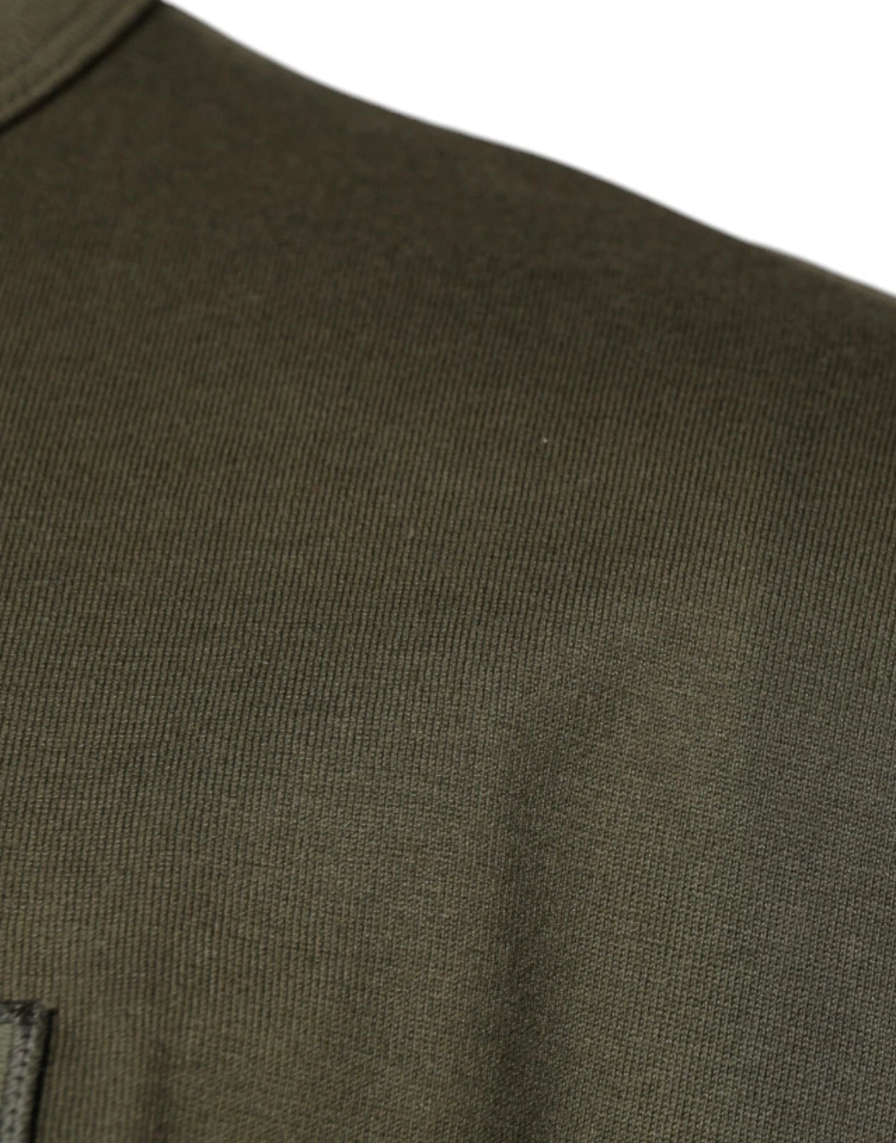 Dolce & Gabbana Army Green DG Love Cotton Crew Neck T-shirt | Regal Royce