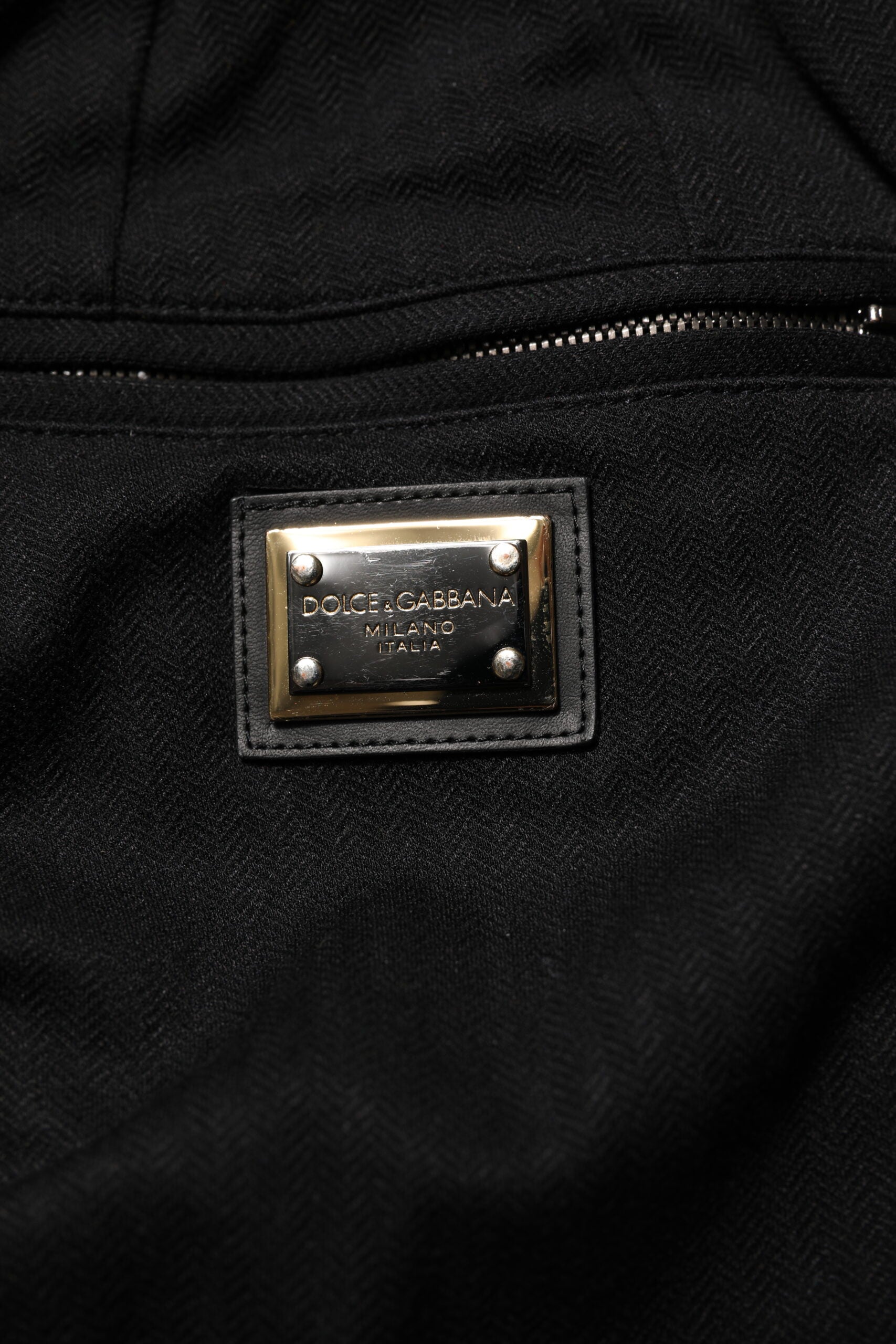 Dolce & Gabbana Black Viscose Skinny Logo Men Jogger Pants | Regal Royce