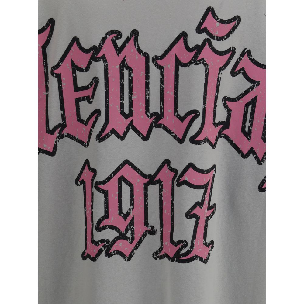 Balenciaga Gray Cotton T-Shirt | Regal Royce