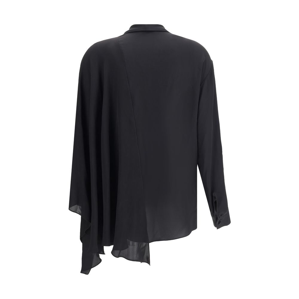 Balenciaga Black Silk Blouse | Regal Royce