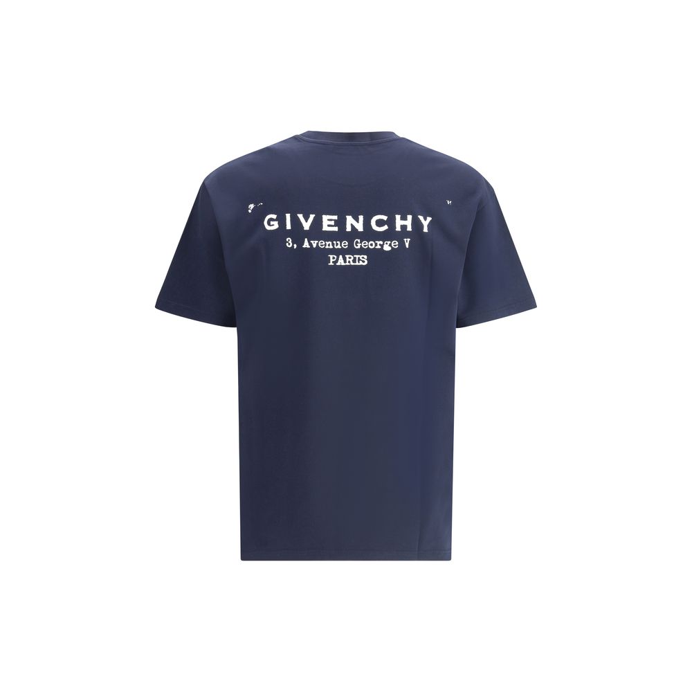 Givenchy Blue Cotton T-Shirt | Regal Royce