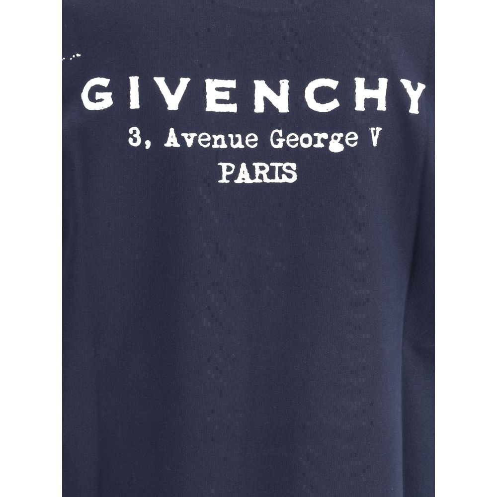 Givenchy Blue Cotton T-Shirt | Regal Royce