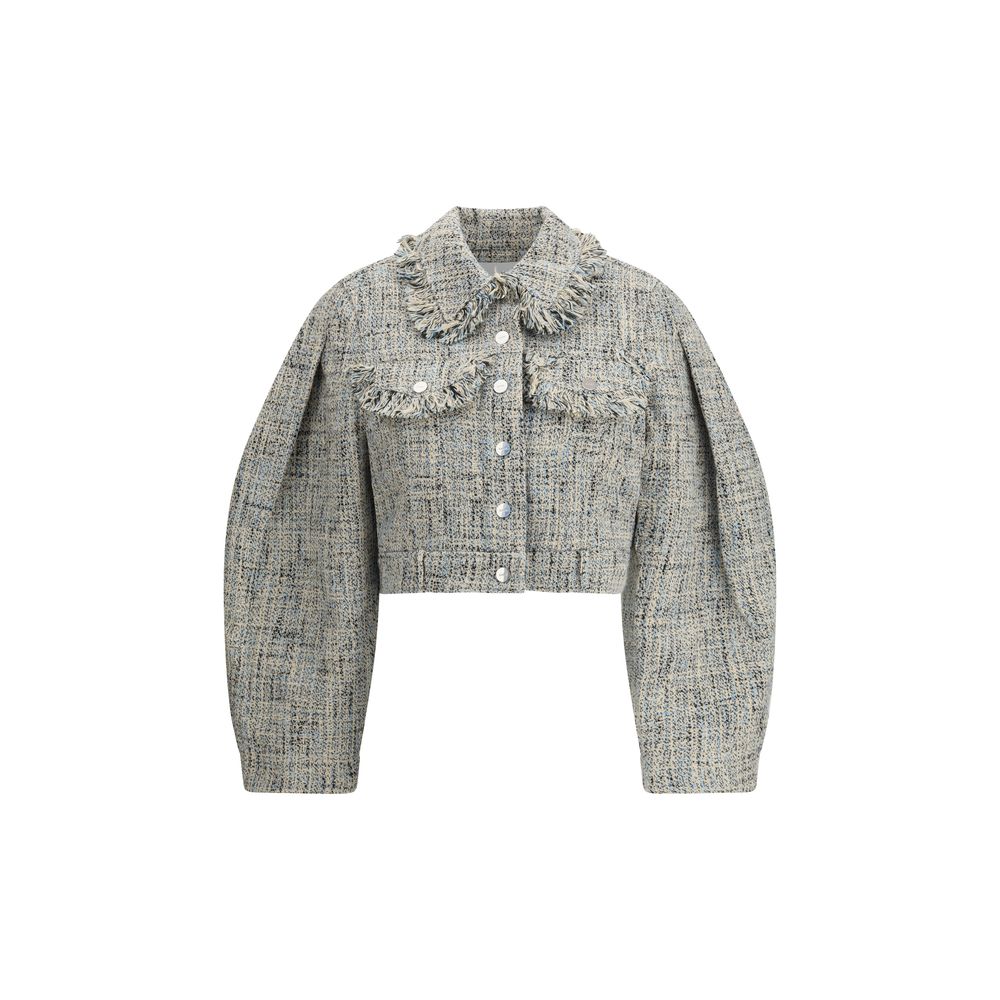 Ganni Multicolor Cotton Coat | Regal Royce