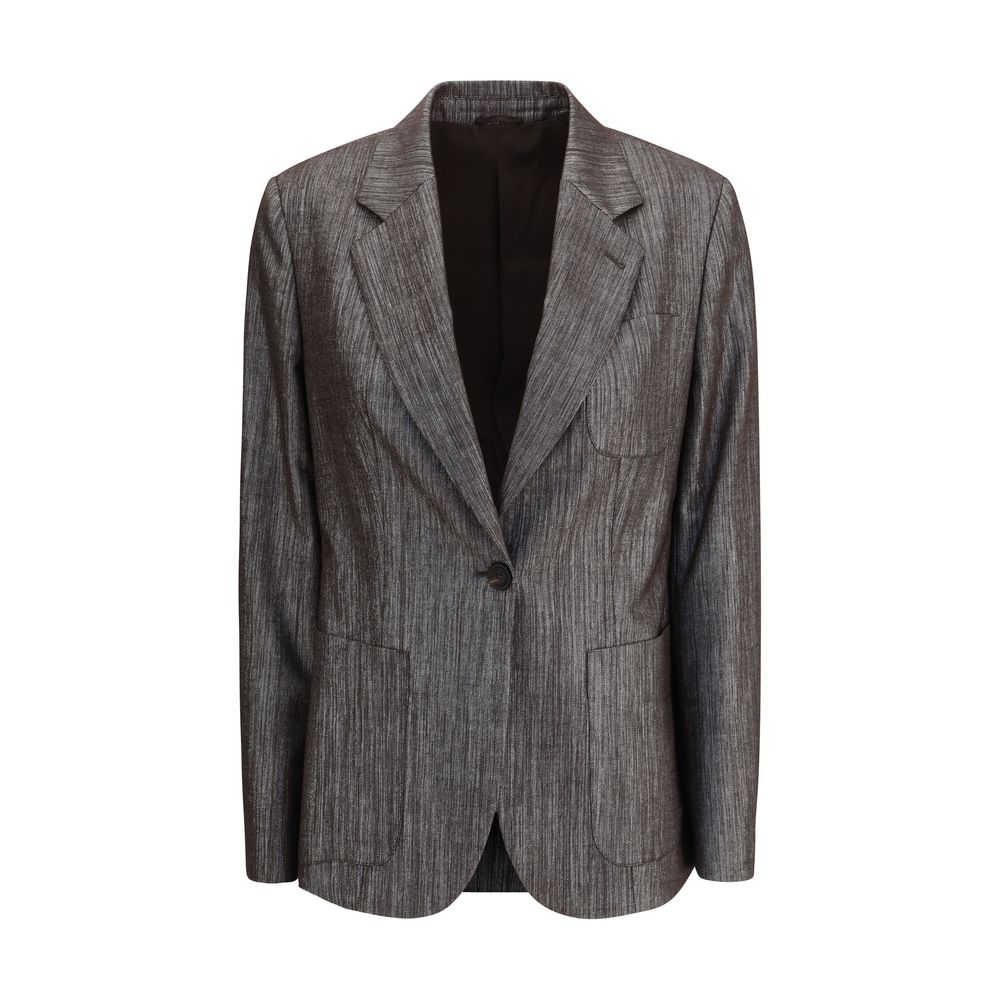 Brunello Cucinelli Bicolor Polyester Blazer | Regal Royce
