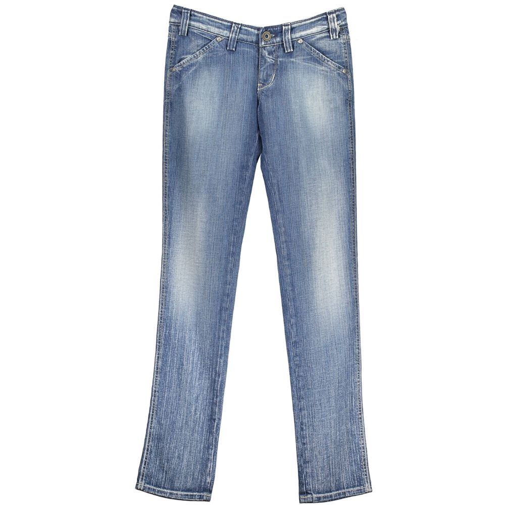 RE-START Azzurro Cotton Women Jeans | Regal Royce