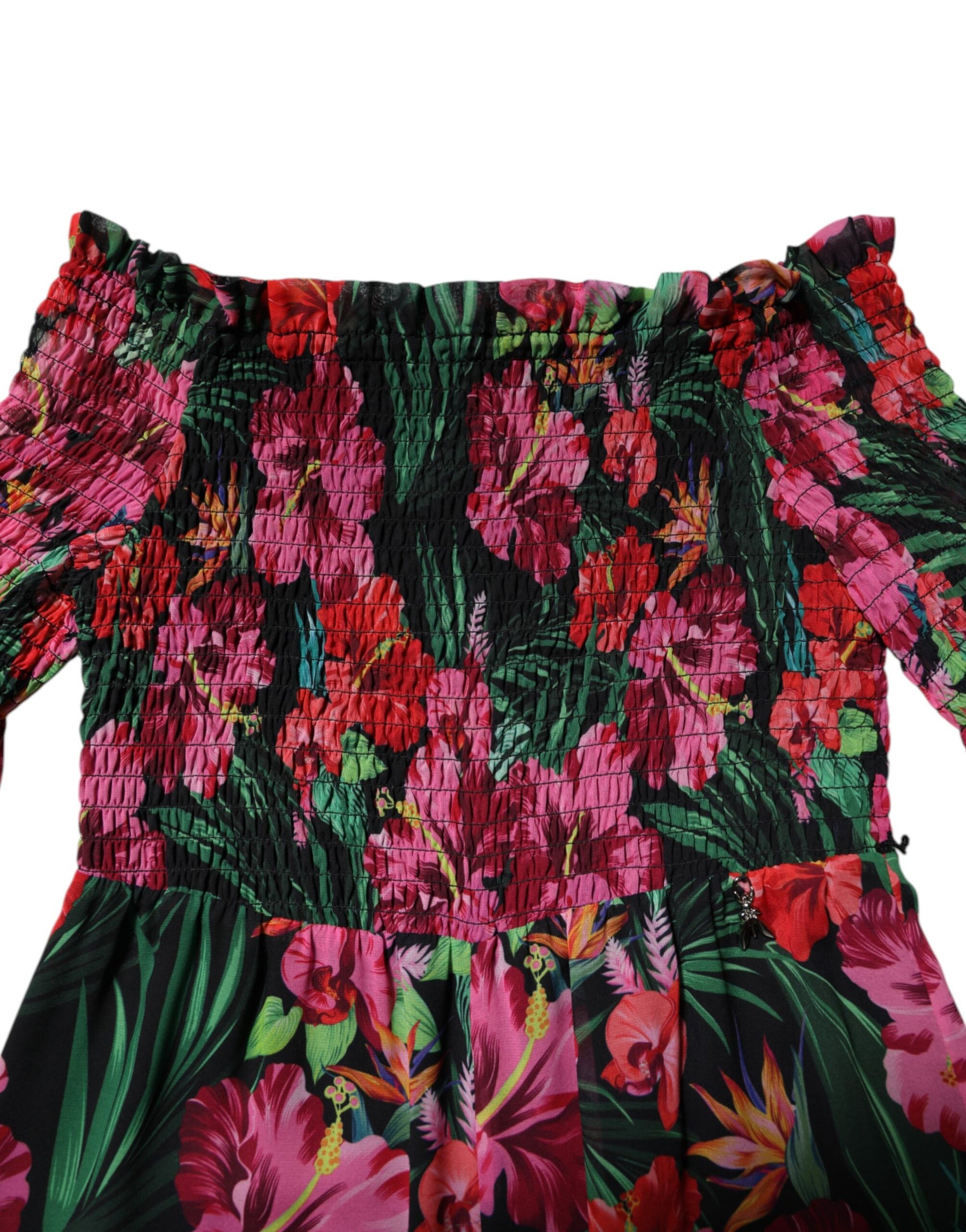 Patrizia Pepe Multicolor Floral Print Overall Jumpsuit Dress | Regal Royce