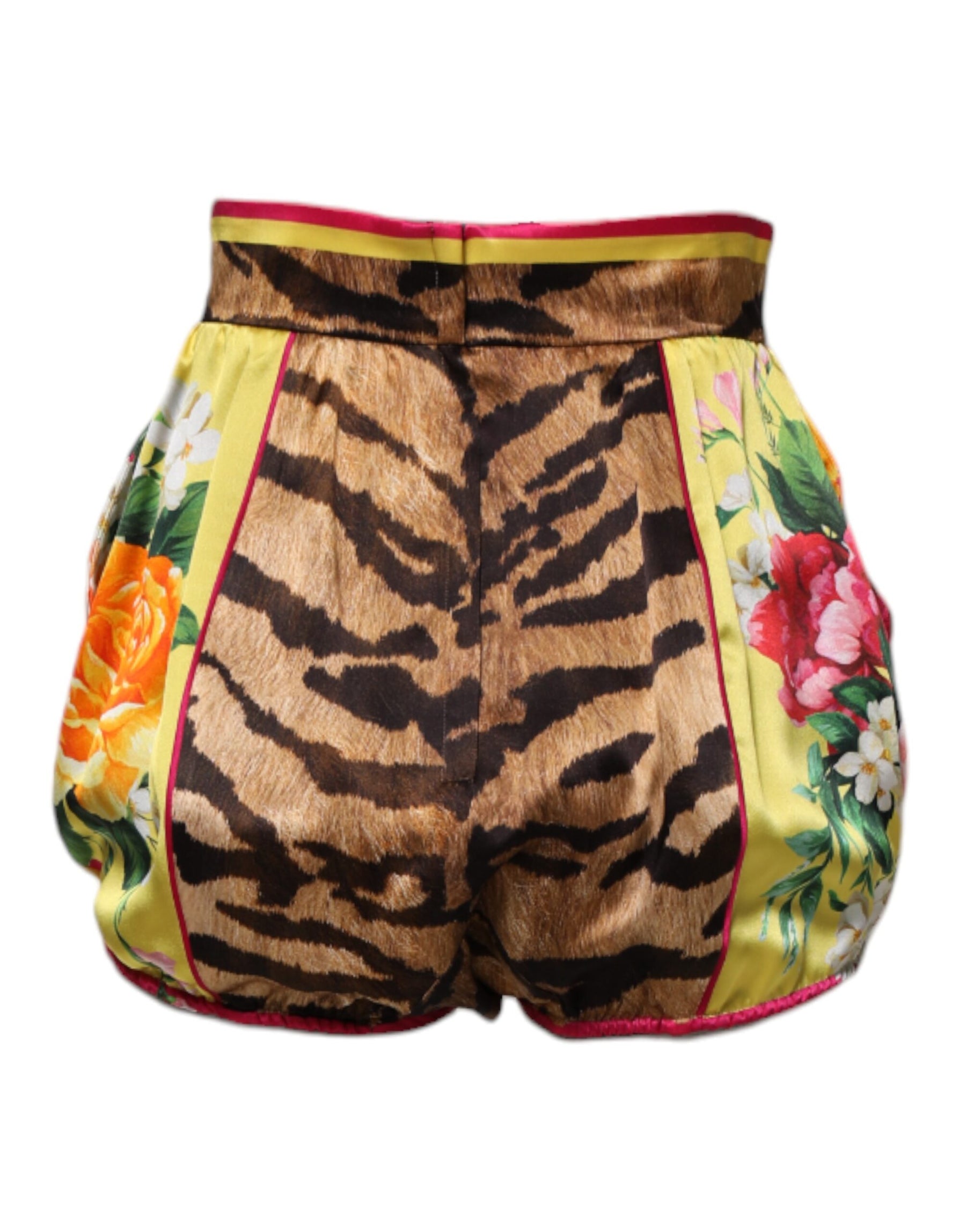 Dolce & Gabbana Multicolor Floral High Waist Hot Pants Shorts | Regal Royce